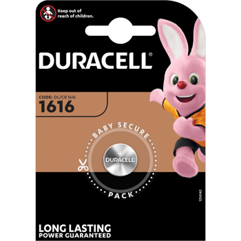 Литиева батерия CR1616 Duracell DL1616 - 3V